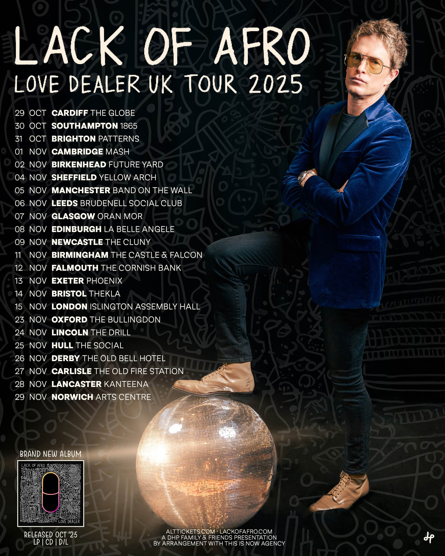 Last ever Lack of Afro album & tour – ‘Love Dealer’ LP out Oct 10 + 23 dates across the UK