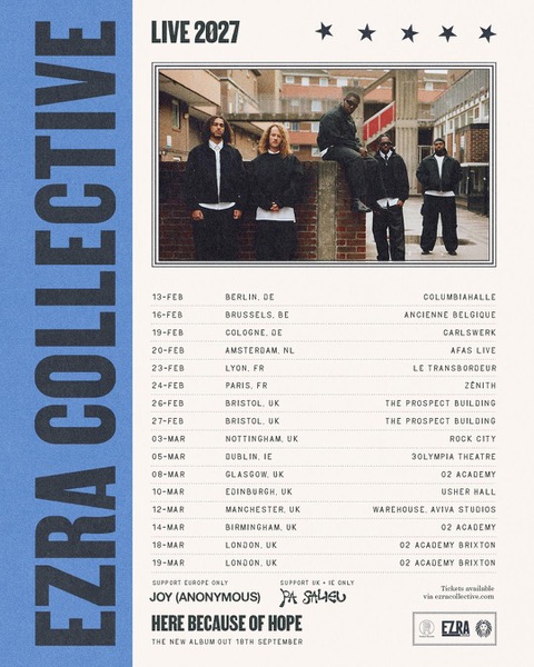 EZRA COLLECTIVE – Share “Well Organised” ft. Lila Iké + Announce Biggest Global Headline Tour