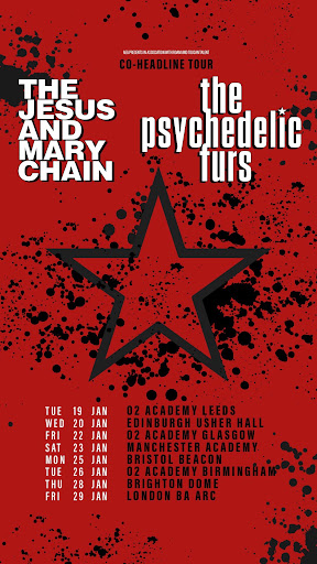The Jesus & Mary Chain + The Psychedelic Furs – Announce Co-Headline UK Tour for 2027